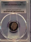 2009-S ROOSEVELT DIME PROOF SILVER PCGS GRADED PR69DCAM 03/2026
