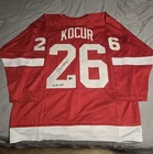 Joey Kocur Signed Custom Detroit Hockey Jersey W/ 97 98 Cups Inscription Beckett