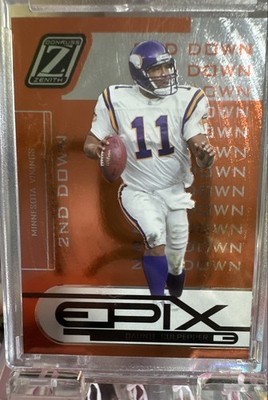 2005 Donruss Zenith - Epix Daunte Culpepper #E-16 2nd Down Orange 414/600