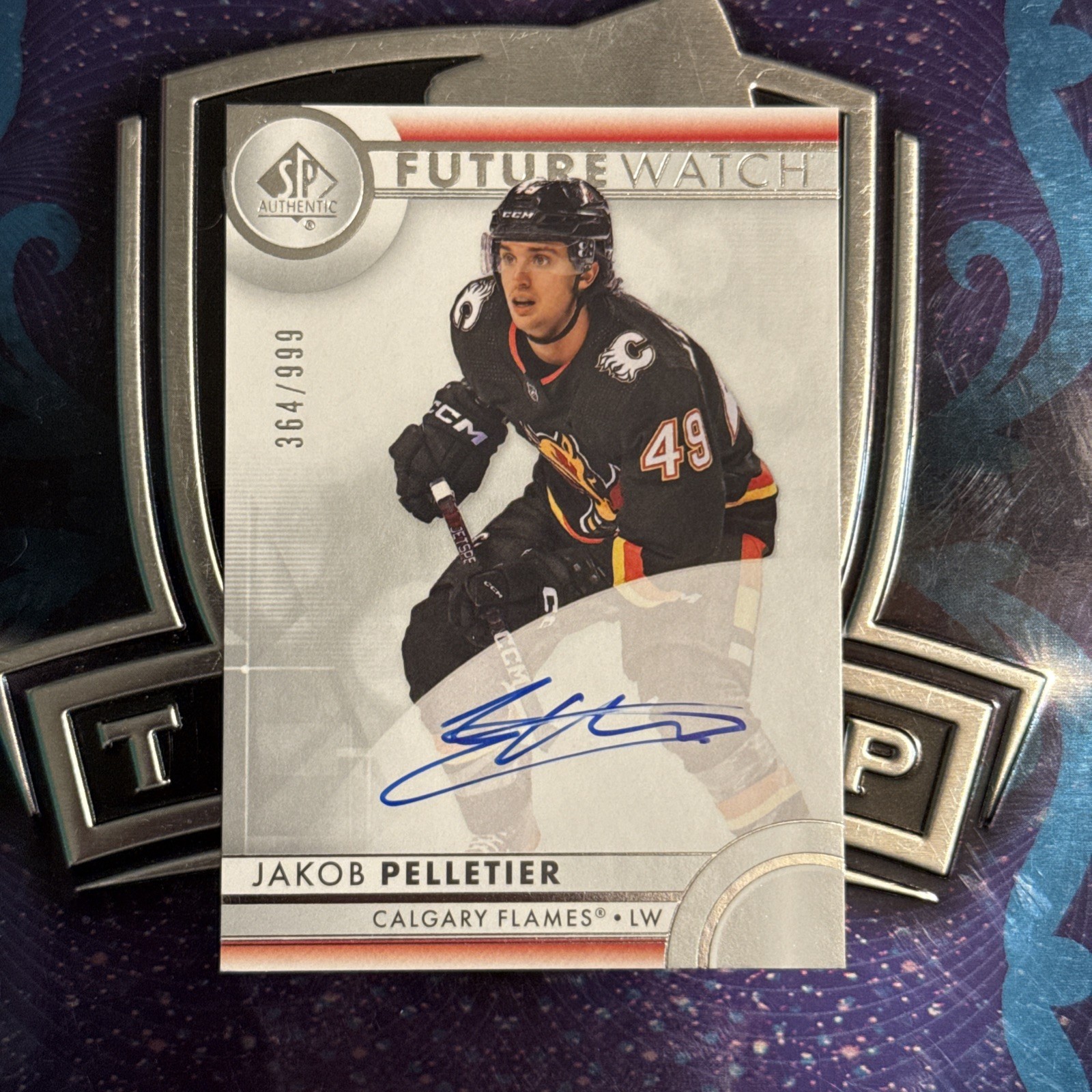 2023 SP AUTHENTIC #114 JAKOB PELLETIER RC FUTURE WATCH AUTO ROOKIE 364/999
