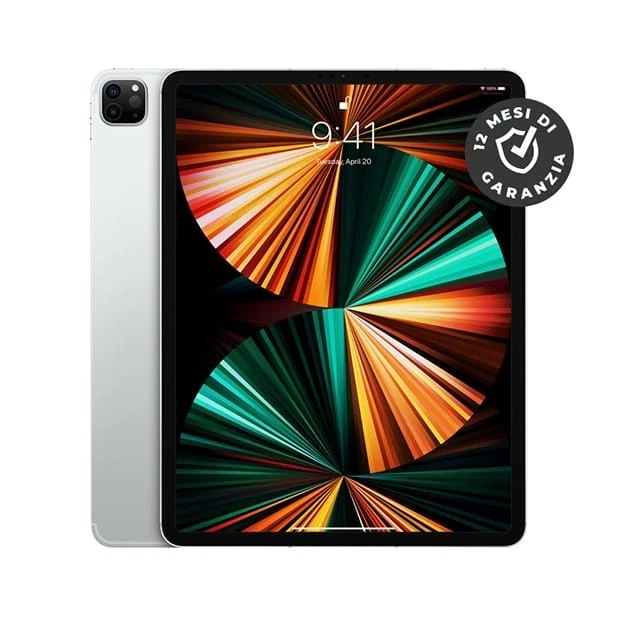 iPad Pro 12.9" (M1, 2021) 256GB Wi-Fi SILVER GRADO OTTIMO (Es. vedi foto)