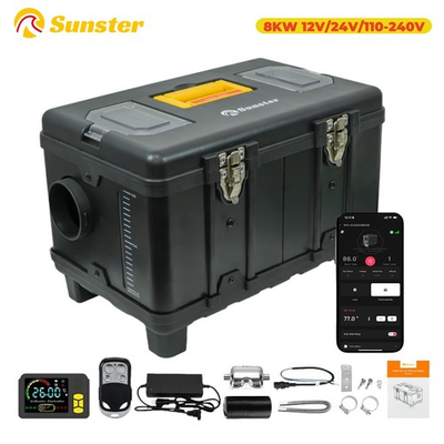 #ad #ad Sunster Air Diesel Heater 12V 24V 110V 8KW Portable Night Heater For RV Indoors $139.49
