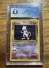 MEWTWO #10 Holo Square Cut Error Miscut – CGC 8.5 – 1999 Pokémon Base Set