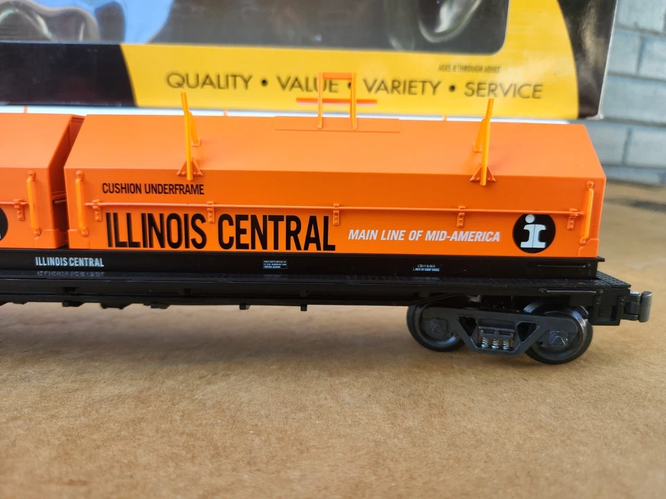 K-Line K676 1611 Illinois Central IC O scale Coil Car - Image 3 of 4