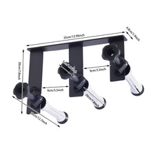 Photography 3 Roller Backdrop Wall Mount Manual Background Roller Support System