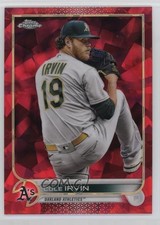 2022 Topps Chrome Update Sapphire Edition Red /5 Cole Irvin #US292 6ns
