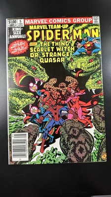 Marvel Team-Up Annual #5 Newsstand KEY 1st App Atra & Phraug Marvel Comics 1982 