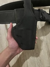 Bianchi International Duty Belt w/ Holster - Size XL, Tactical Nylon, ITW Nexus