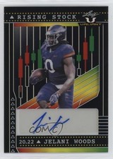 2022 Leaf Valiant Rising Stock Black 5/5 Jelani Woods #RS-JW2 Auto 0u66
