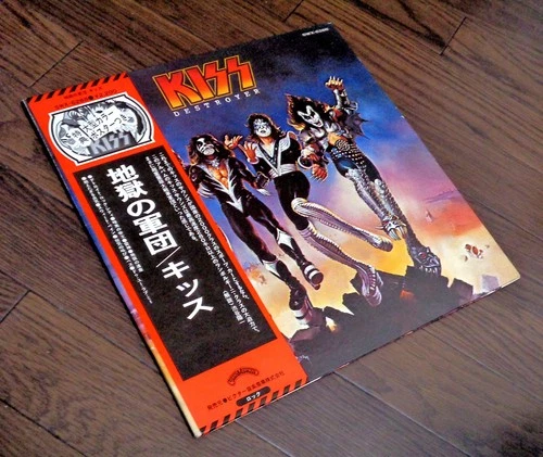 KISS - Destroyer  1976 Casablanca – SWX-6268 Japan LP OBI Poster VINYL