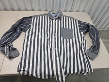 Tommy Hilfiger Striped Button Down Long Sleeve Shirt Men's Size XL