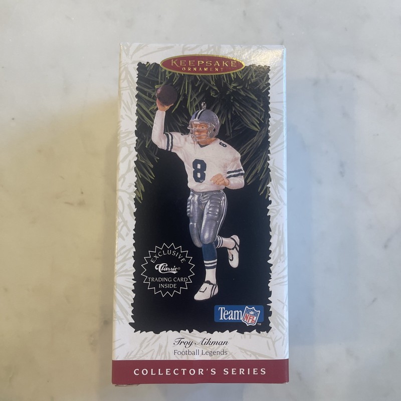 Hallmark Christmas Ornament 1996 Troy Aikman No Card Collectors Series NFL
