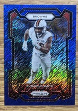 2023 Panini Prizm Za'Darius Smith Blue Shimmer /25 Cleveland Browns SP