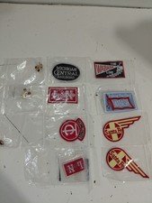 Lot of Railroad Patches & Pins (Louisville Nashville Seaboard Wabash Santa Fe)
