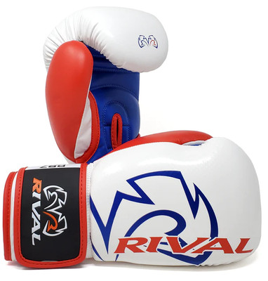 Rival Boxsack Handschuhe Rb7 Fitness Plus Weiß/Rot/Blau