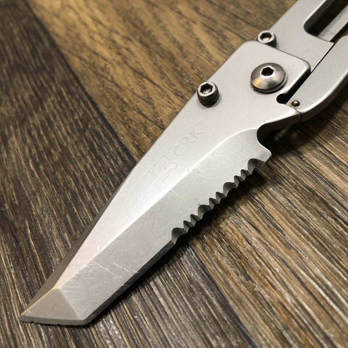 CRKT Ed Halligan Taiwan 5510 KISS Tanto Frame Lock Folding Pocket
