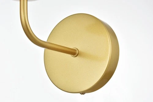 Elegant Lighting LD7321W6 Genesis 10" Tall Bathroom Sconce - Black - Picture 3 of 12