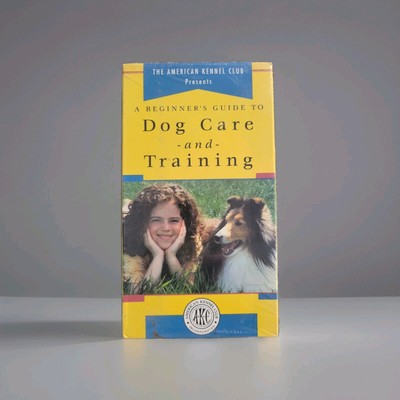 AKC: A BEGINNER'S GUIDE TO DOG CARE & TRAINING 1993 VHS SEALED 