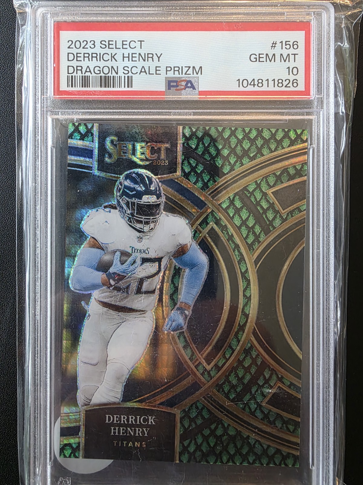 2023 Derrick Henry Select Dragon Scale/70 PSA 10 π₯π₯π₯π₯π₯ view 1