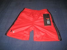 BOYS KIDS UNDER ARMOUR HEATGEAR SHORTS RED SIZE 24 months NWT NEW WITH TAG