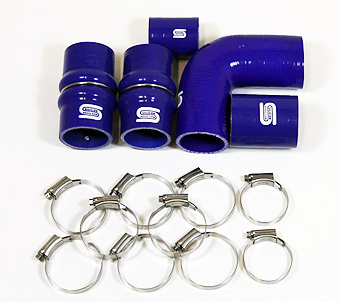 SiliconHoses.com Ford Focus Mk1 1.8 TDCi Duratorq BLACK Silicone Turbo Hose Kit