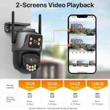 Security Camera Outdoor Home Wifi Night Human Detection two-way conversation