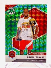 2020-21 Mosaic Basketball Kawhi Leonard Finals MVPs GREEN #299 Toronto Raptors