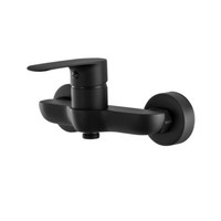 Duscharmatur Schwarz, Brausearmatur Einhebelmischer, Brausemischer Dusche