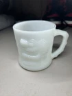 Grog Mug Cup BC Comic's The Cave Man Vintage Milk Glass Johnny Hart Fire King