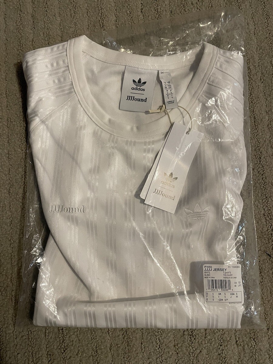 Adidas JJJJound Football Soccer Knit Jersey Men's sz S White Adidas JJJJound Football Soccer Knit Jersey Men's sz S White