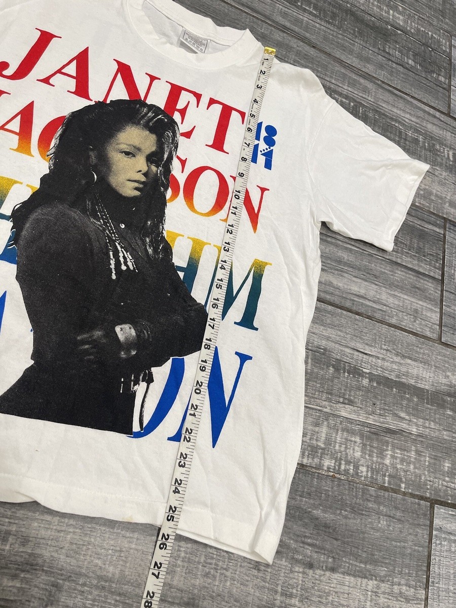 ジャネットジャクソンコンサートTシャツ1990リズムネイションツアー Vintage 1990 Janet Jackson Rhythm Nation Tour T-Shirt Music