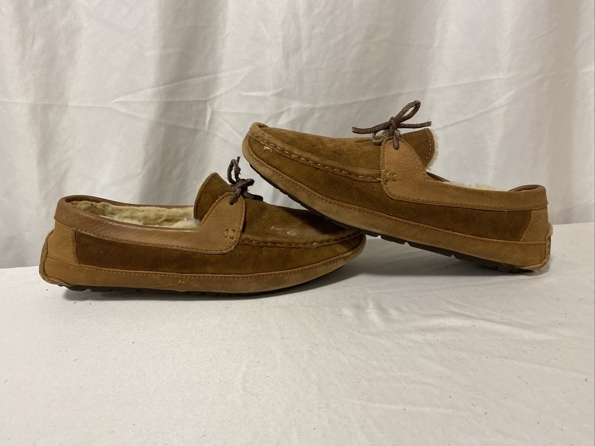 UGG Australia \'Byron\' Men\'s Suede w/ Sheepskin Lined Slippers SN 5102 sz 12 UGG Australia  main image 4
