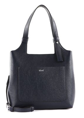 abro Leather Ariete Gaia Handbag Handtasche Tasche Navy dunkelblau