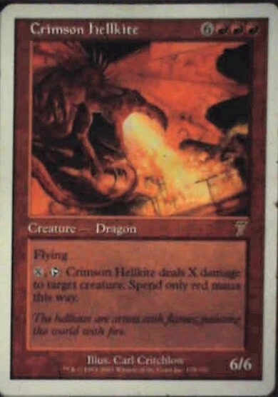 Crimson Hellkite 178 7th Edition for sale | eBay