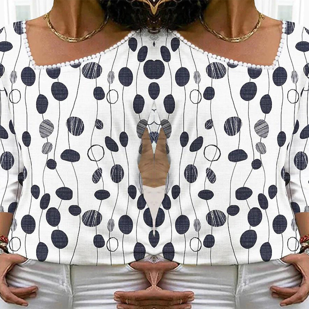 spotty t shirt ladies