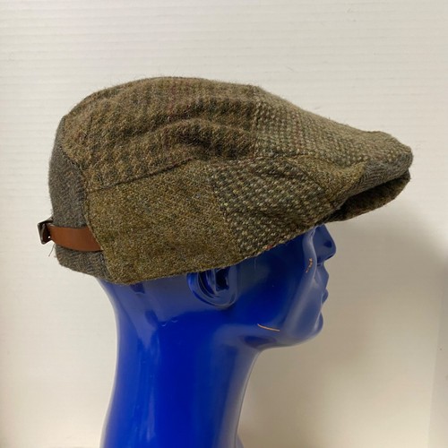 Vintage Polo Ralph Lauren L/XL Lambs Wool Alpaca Gents Hat Tweed Cabbie Newsboy - Picture 8 of 12