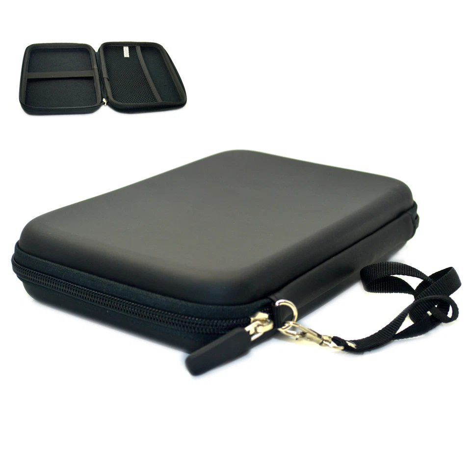 7" Hard EVA Travel Zipper Carrying Case Bag for Garmin GPS Charger Hard Driver  - Image 3 of 4