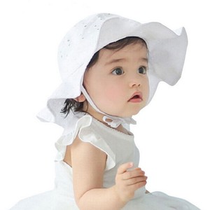 wide brim baby sun hat
