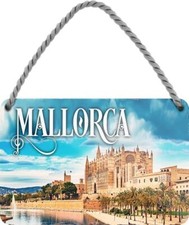 Blechschilder Städte/Reiseziele "Mallorca“ Deko Geschenkidee Mann Frau