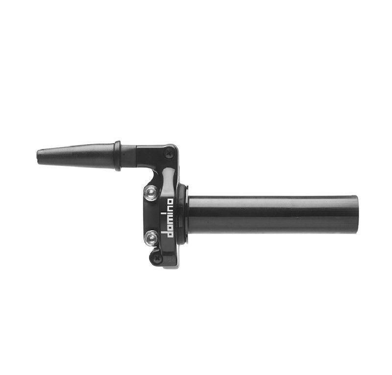 Poignée de gaz rapide Domino 4011 guidon 22mm moto monocylindre noir