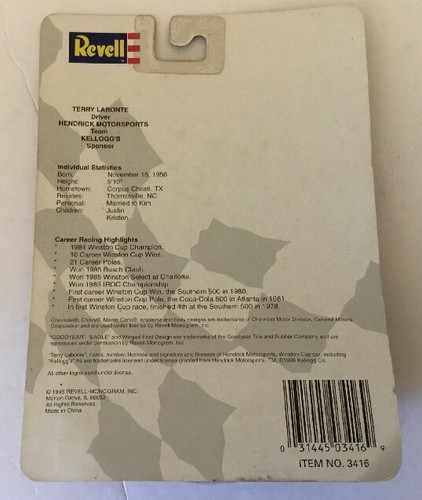 Revell Racing 1:64 Terry Labonte #5 Kellogg’s Diecast ~ DETAILED CHASIS - Picture 4 of 11