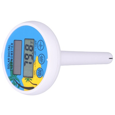 US Solar Thermometer Minimum Maximum Water Temperature Display Digital New