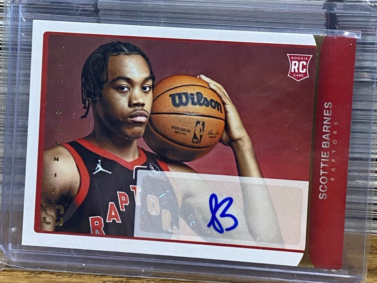 Scottie Barnes Rookie Auto 21-22 Panini Photogenic Signatures RS 