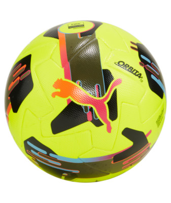PUMA Unisex Orbita 1 TB Soccer FIFA Yellow Football Soccer Ball 08432203  Size 5