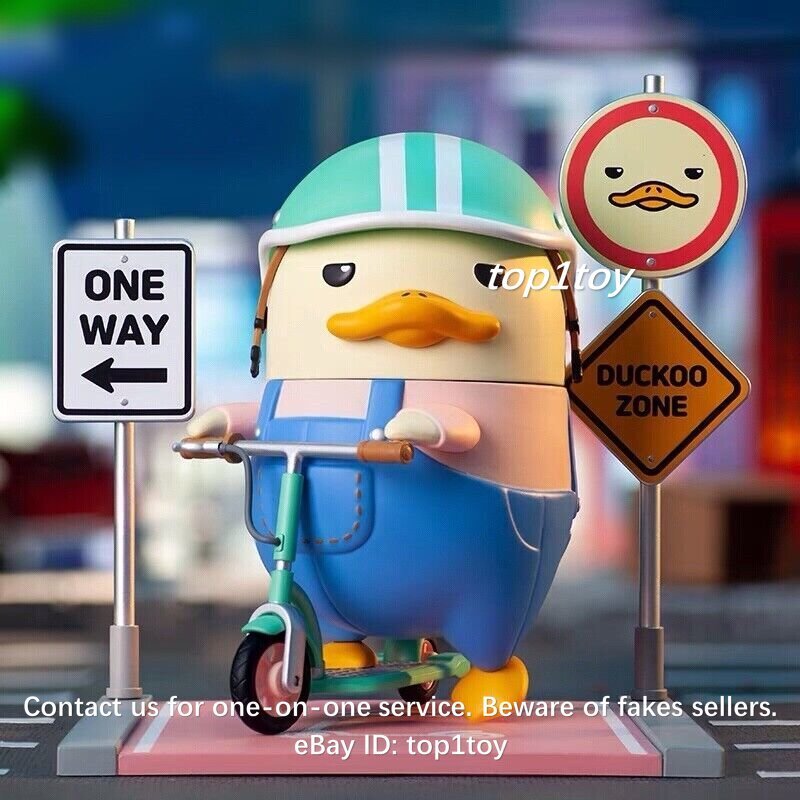 POP MART x DUCKOO Duckoo Kick Scooter Limited Art Toy | eBay