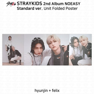 Stray Kids 2nd Album NOEASY Official Unit Folded Poster Standard