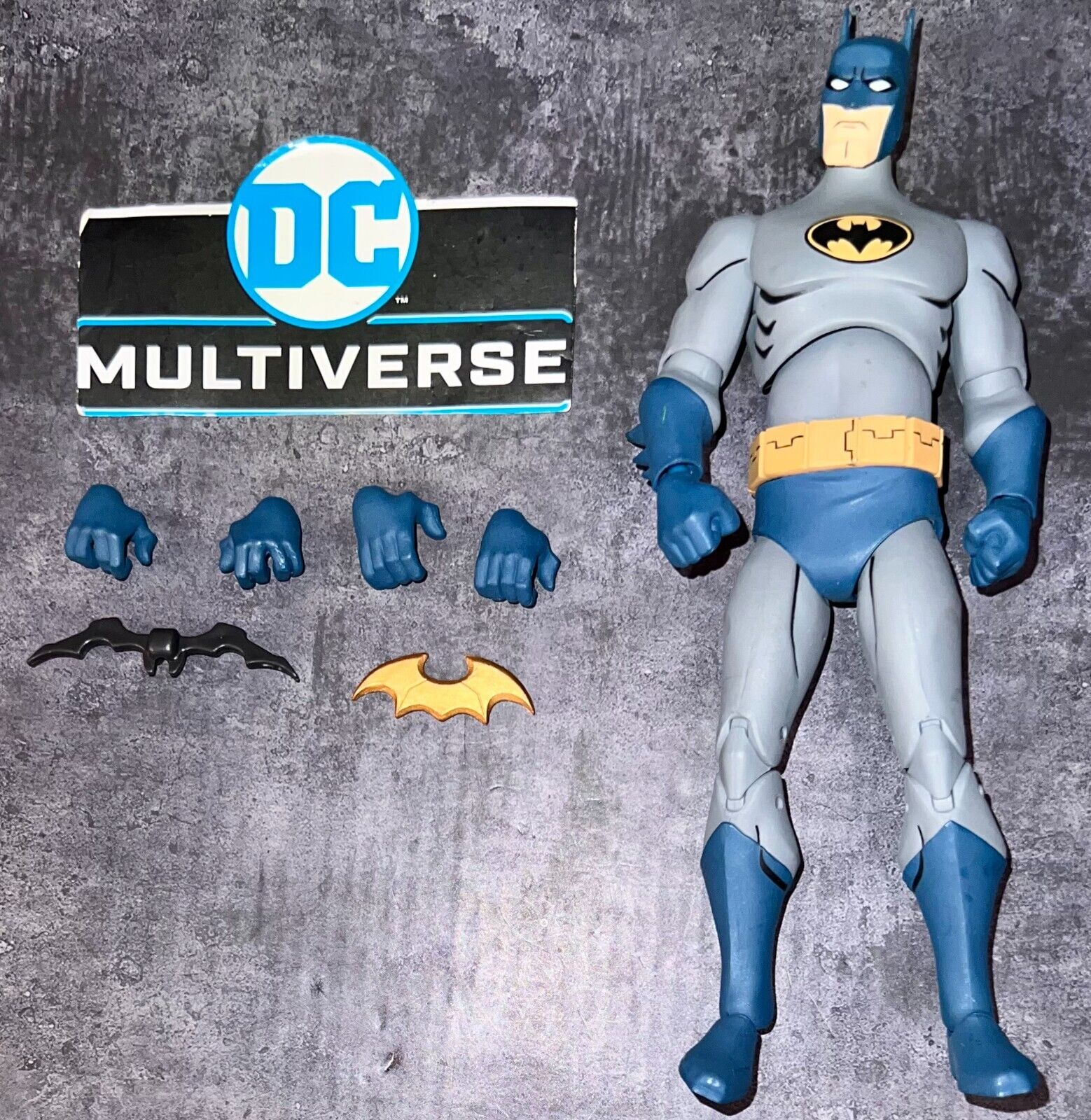 Gamestop Exclusive DC Collectibles vs TMNT 2 Pack Series Batman Figure No Cape