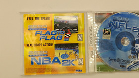 NFL 2K Sega Dreamcast 2001 complete CIB Manual, Case, Disk. Disk is near Mint