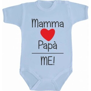 Body Neonato In Cotone - Manica Lunga O Corta Con Stampa Divertente