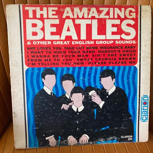 AMAZING BEATLES VINYL LP RECORD ALBUM SWALLOWS TONY SHERIDAN RARE CLARION 601 !!